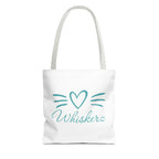 Heart Whiskerz Tote Bag, Cat Lover Bag