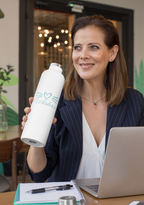 Chic Insulated Water Bottle for Cat Lovers