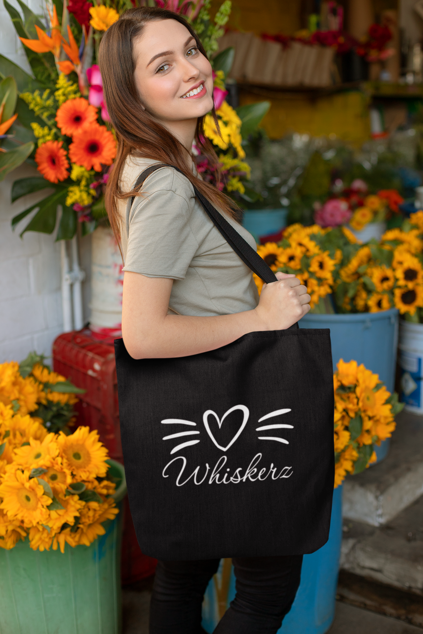 Whiskerz Cat Lover Tote Bag