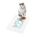 Whiskerz Pet Food Mat - Cute Cat Design for Happy Pet Dining
