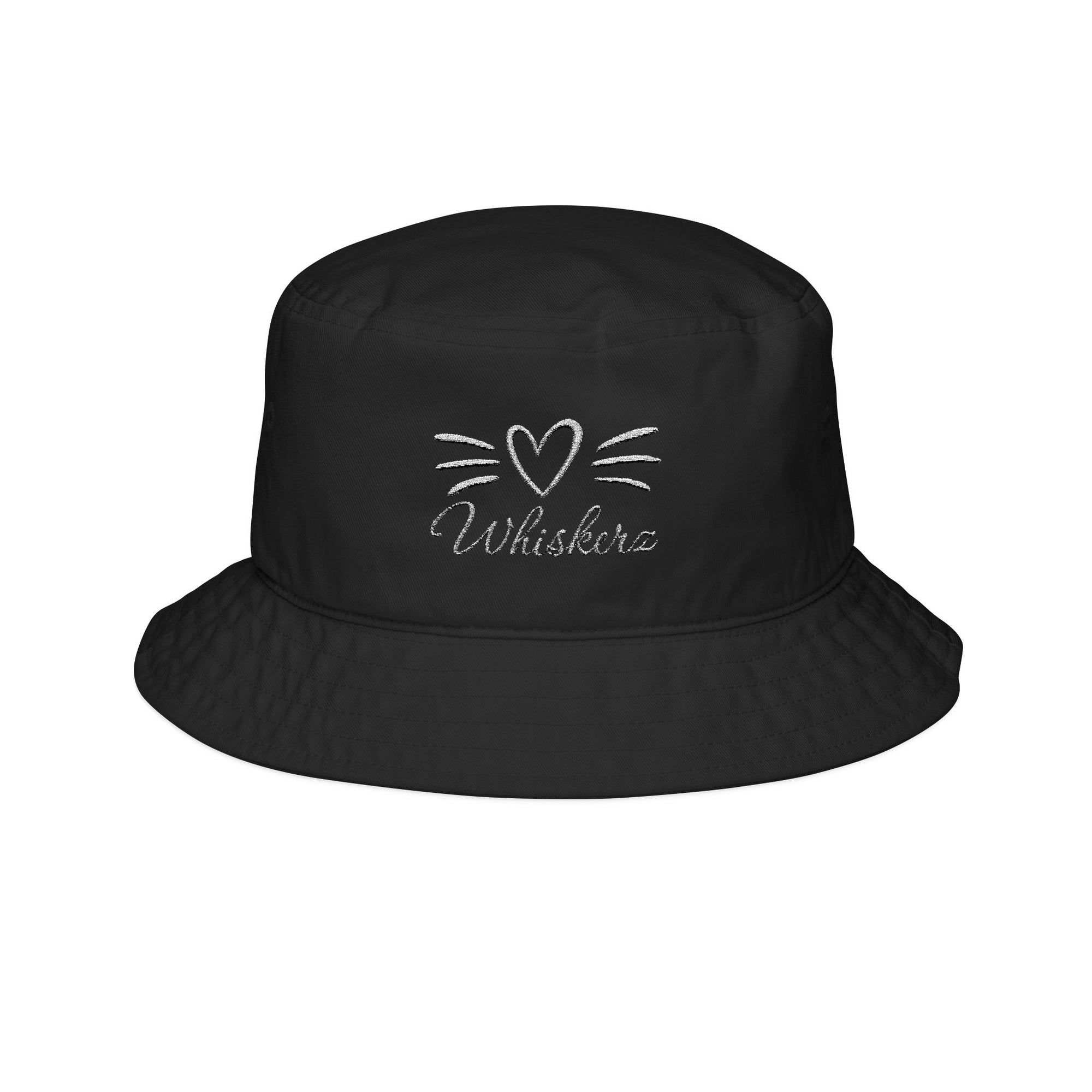 Whiskers Embroidered Bucket Hat